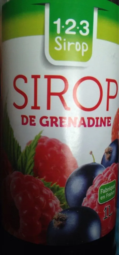 Sirop de grenadine