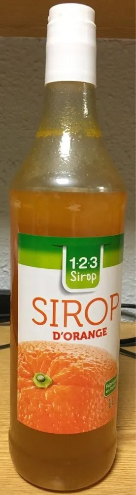 Sirop d'orange