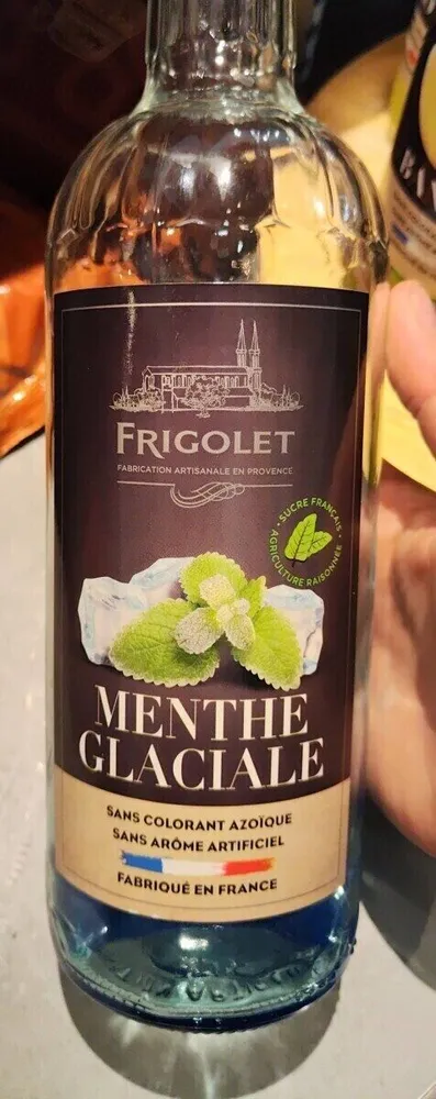 Sirop de menthe glaciale