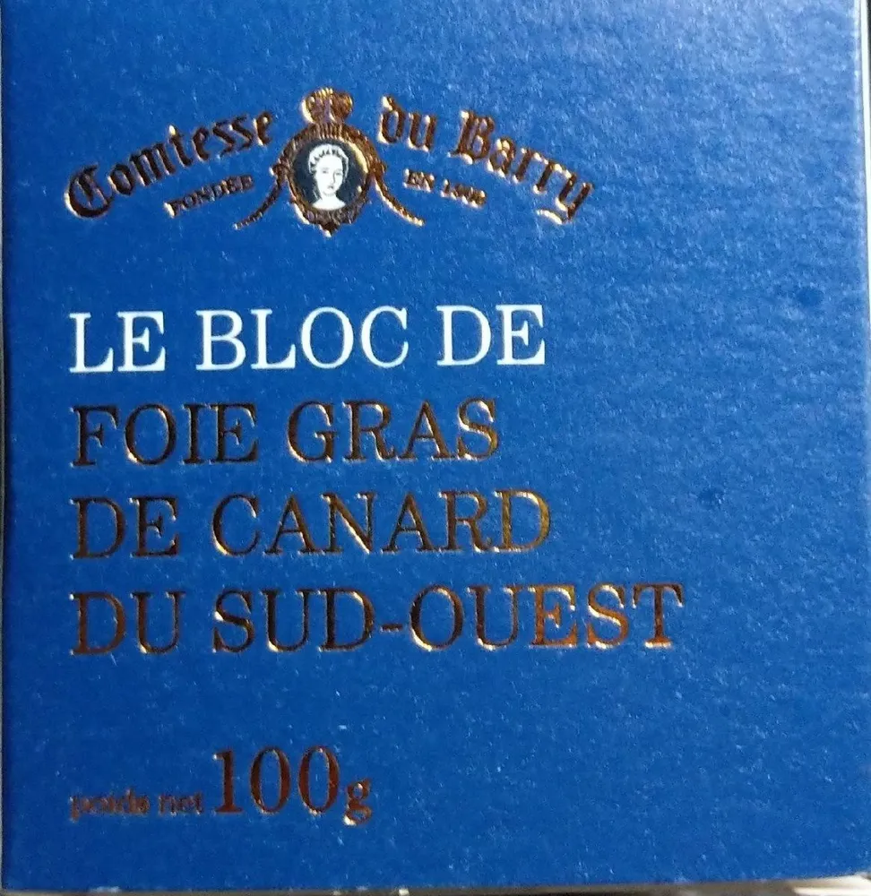 Bloc de foie gras de canard du Sud-Ouest
