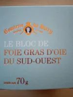Le bloc de foie gras d'oie du Sud-Ouest