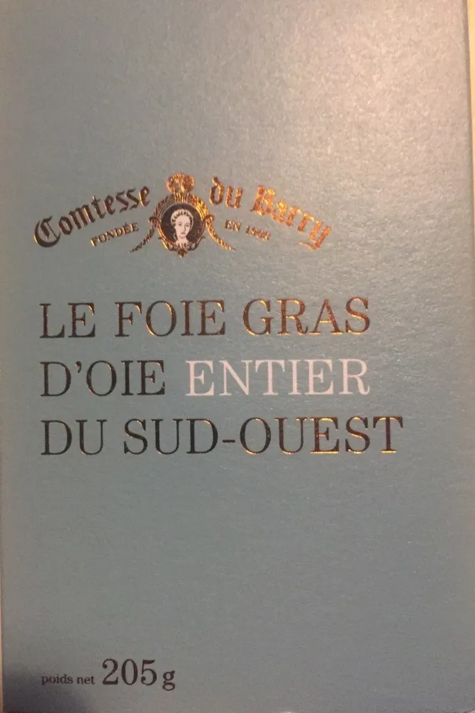Foie gras d'oie entier