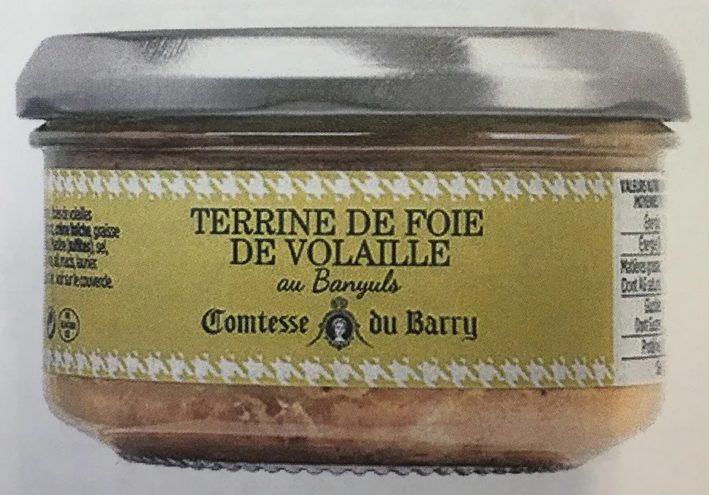 Terrine de foie de volaille au Banyuls
