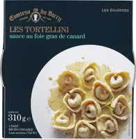 Les tortellini sauce au foie gras de canard