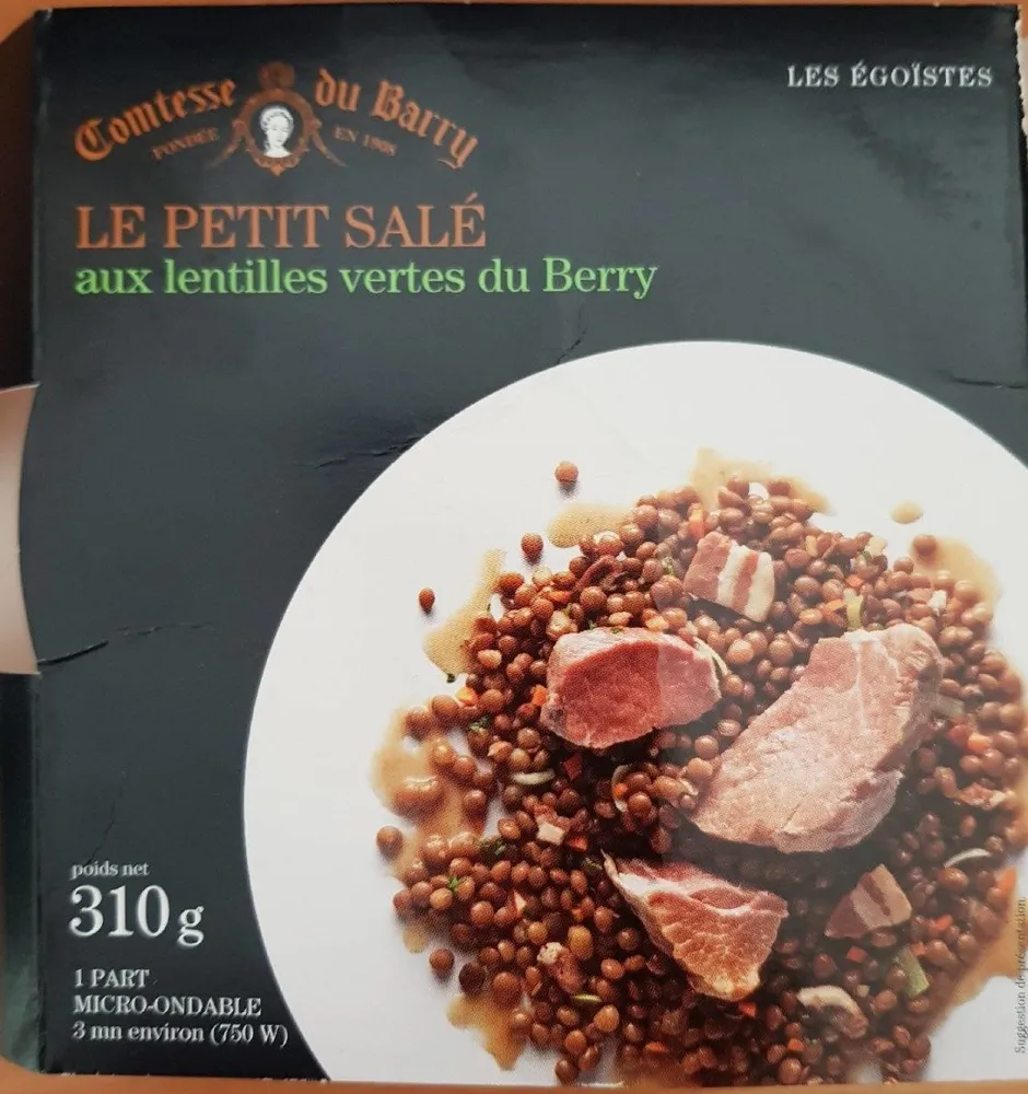 Le petit salé aux lentilles vertes du Berry