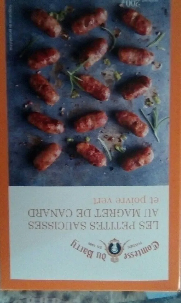 Les petites saucisses au magret de canard