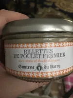 Rillettes de poulet fermer aux cepes et huile d'argan
