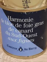 Harmonie de bloc de foie gras de canard