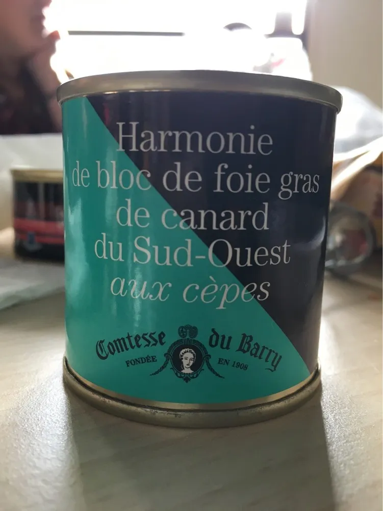 Harmonie de bloc de foie gras de cansrd du Sud-Ouest aux cèpes