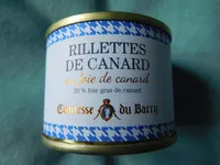 Rillettes de canard au foie de canard