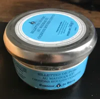 Rillettes de Porc au Madiran et Oignons rouges confits