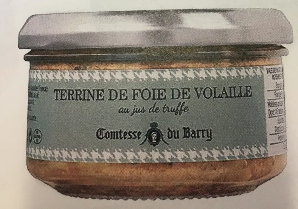 Terrine de foie de volaille au jus de truffe