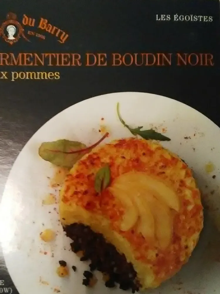 Le parmentier de boudin noir aux deux pommes