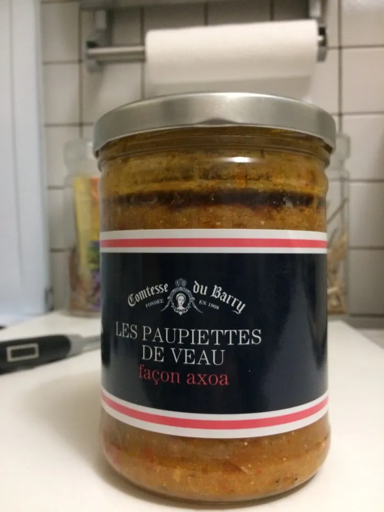Paupiettes de veau facon acoa