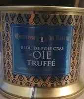 Bloc de foie gras d'oie truffé