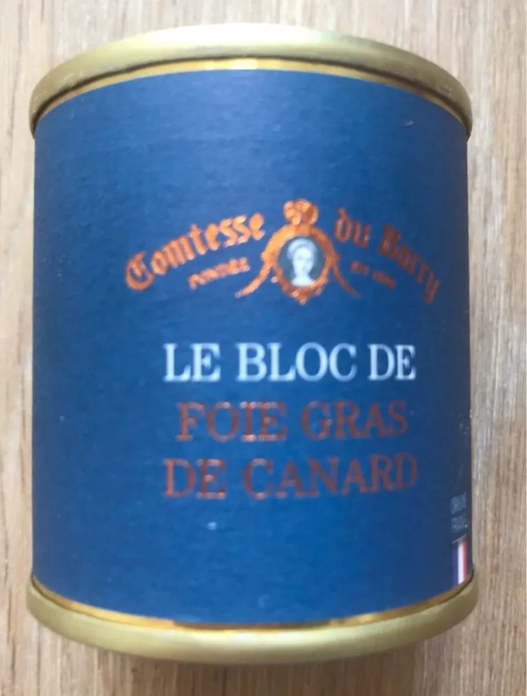 Le bloc de foie de canard