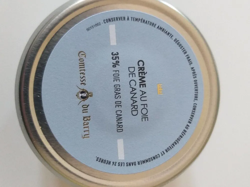 Crème au foie de canard