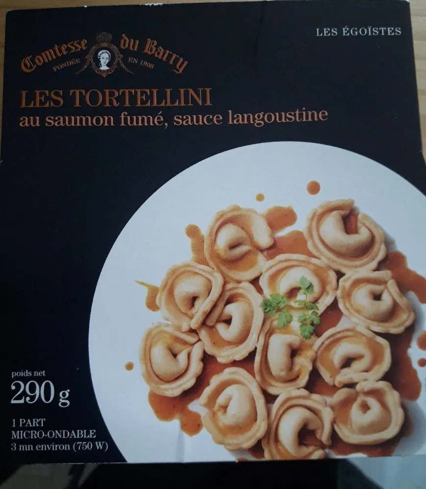Tortellini au saumon fumé, sauce langoustine