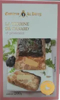 La Terrine de canard et pruneaux. Foie gras de canard 12%