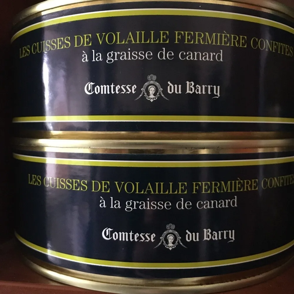 Cuisses de volaille fermiere  confites