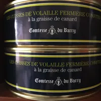 Cuisses de volaille fermiere  confites