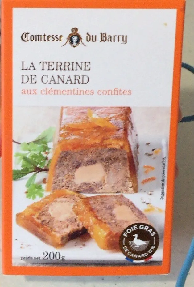 Terrine de canard aux clementines