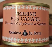 Terrine pur canard piment d'Espelette