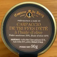 Carpaccio de truffes d’été