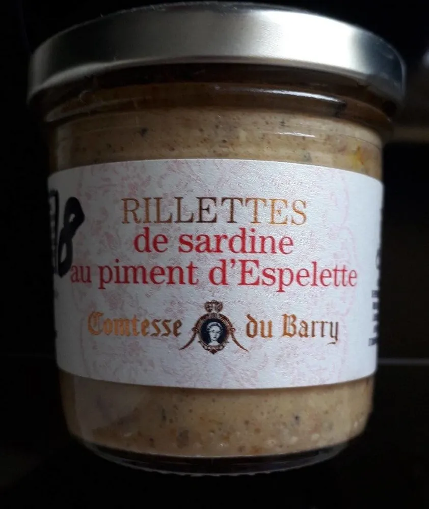 Rillettes sardine au piment d'Espellete