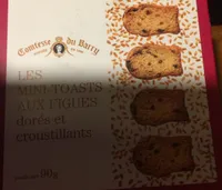 Mini toasts aux figues