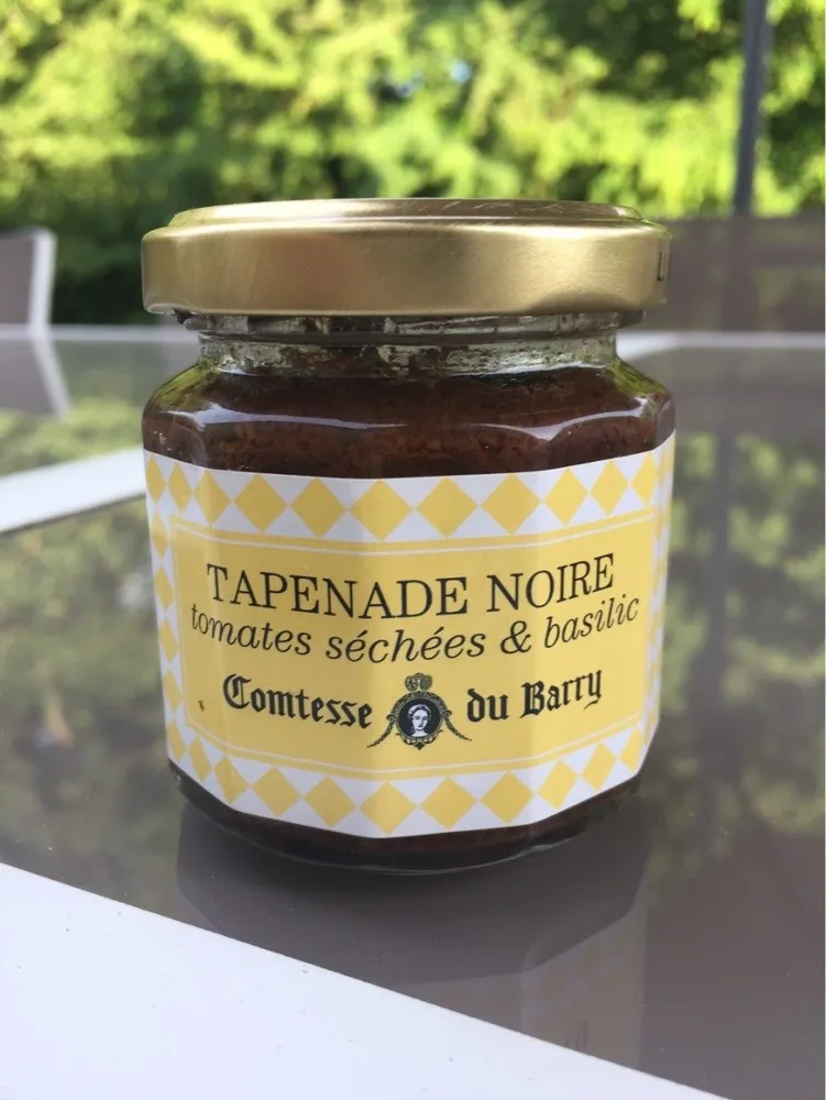 Tapenade noire tomates séchées et basilic