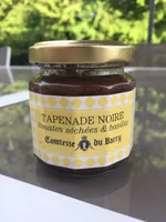 Tapenade noire tomates séchées et basilic