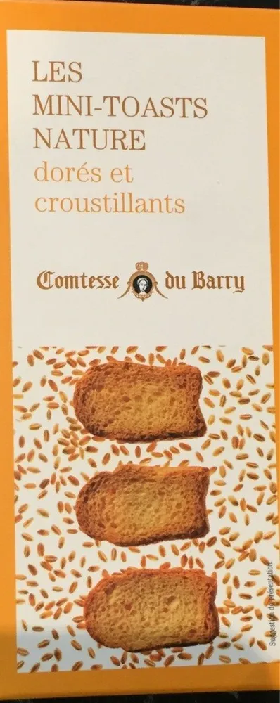 Les mini toasts nature