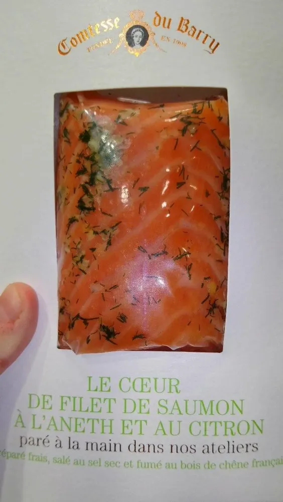 Saumon fumé aneth citron
