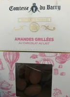 Amandes grillés au chocolat au lait