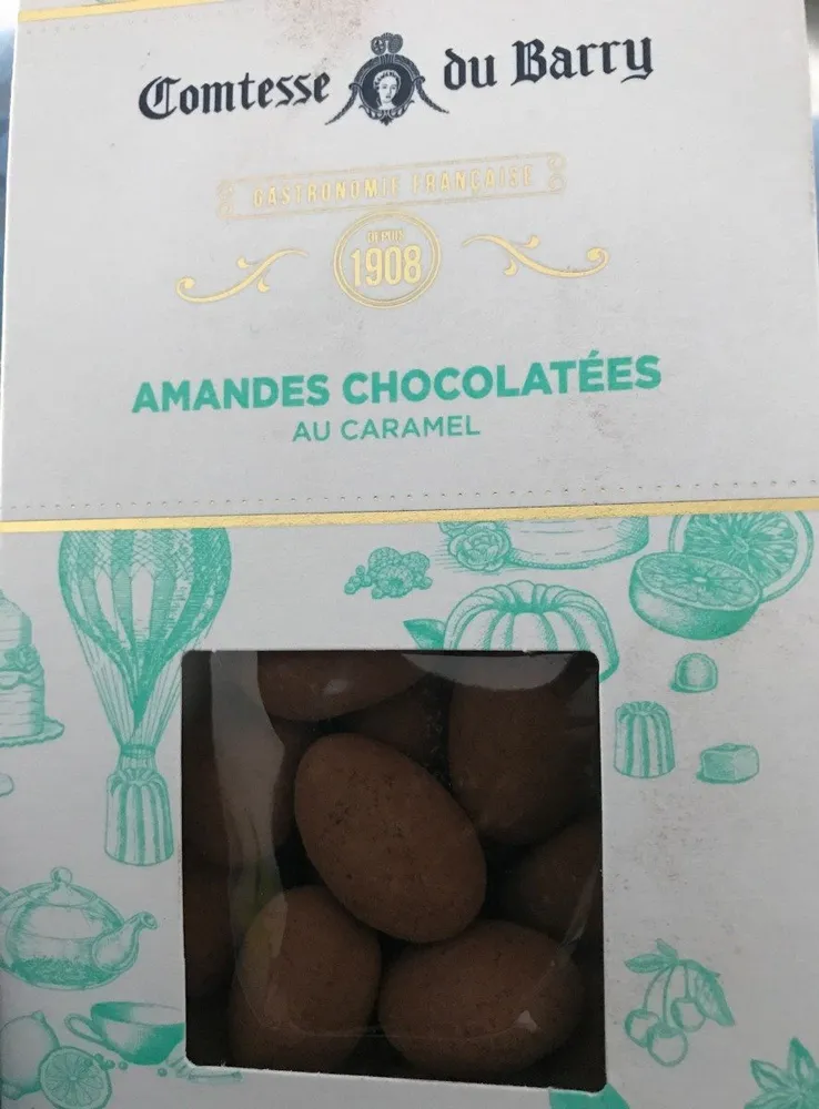 Amandes chocolatées au caramel