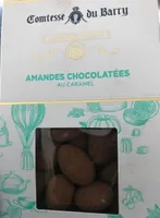 Amandes chocolatées au caramel