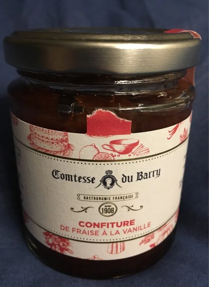 Confiture de fraise à la vanille