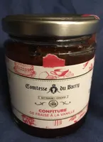 Confiture de fraise à la vanille
