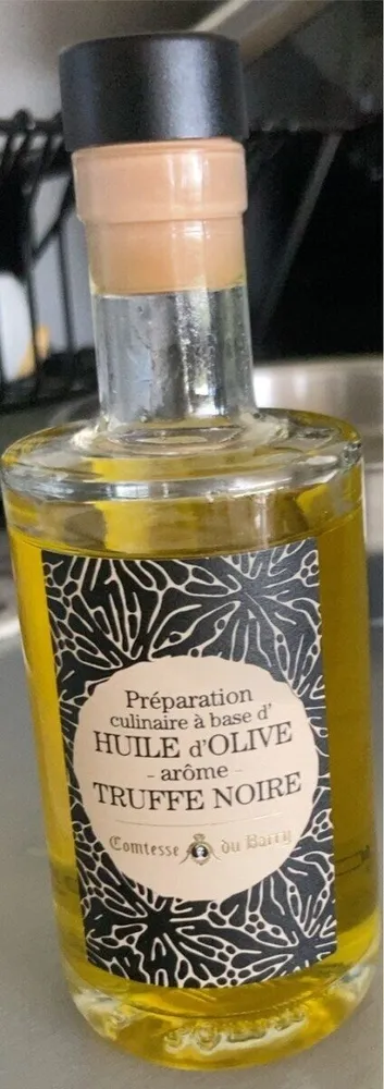 Huile d’olive arome truffe noir