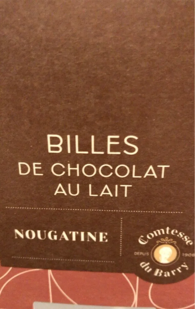 Billes de chocolat au lait