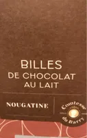 Billes de chocolat au lait