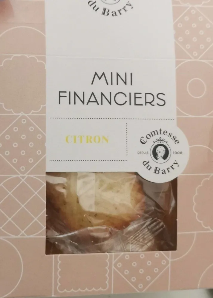 Mini financiers citron