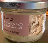 Ravioli sauce a la truffe de la saint jean