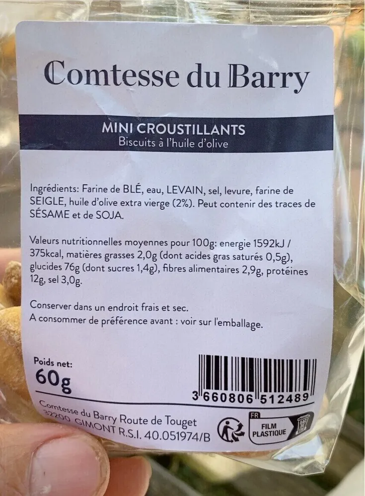 Mini croustillants