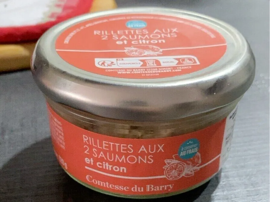 Rillettes aux 2 saumons et citron