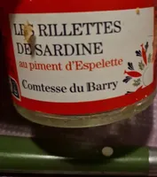 LES RILLETTES DE SARDINE au piment d'Espelette