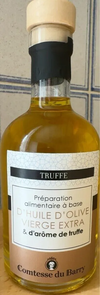 Huile d’olive extra et arôme de truffe