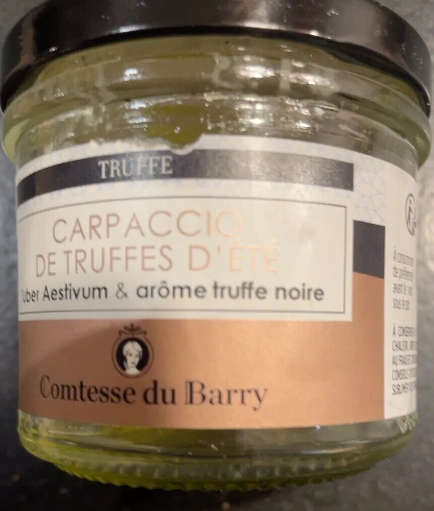 CARPACCIO DE TRUFFES D’ÉTÉ