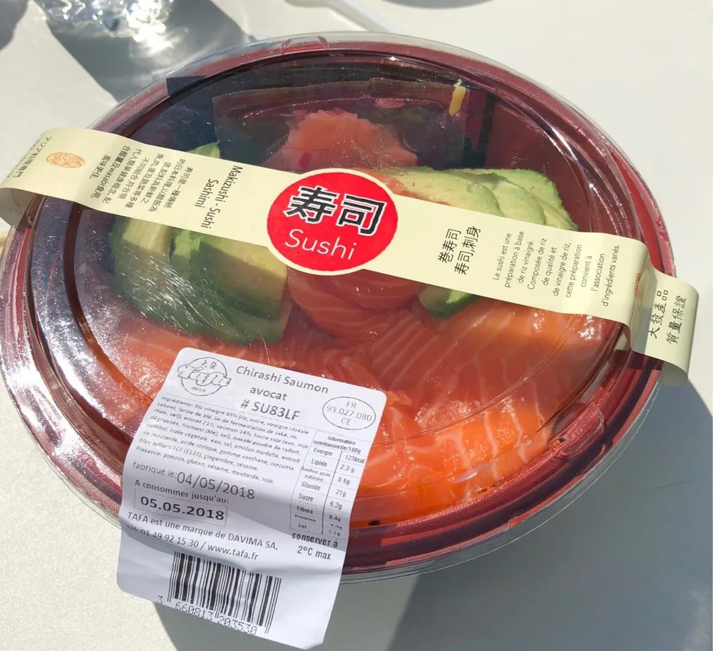 Chirashi saumon